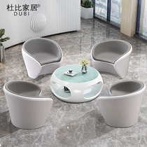 Negotiation Table And Chairs Combined Rest Area Reception Desk And Chairs Beauty Salon Shops Guests Table And Chairs Sales and chairs Shader Chairs