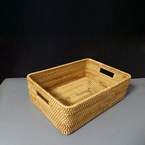  Vietnam autumn rattan woven handmade exotic characteristics of clothing school bags desktop items sundries storage basket storage finishing box