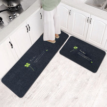 New kitchen non-slip oil-proof water-absorbing strip floor mat home mat door mat door mat doormat door carpet no-wash and dirt-resistant