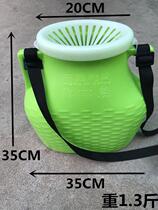 Yellow eel cage eel fish basket Duck Fields Chicken Fishing Gear Mud Loach Clothing Small Lobster Cage Back Basket Plastic Cage for Trapping Crab