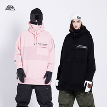 nobaday zero summer hoodie Mens and womens ski suit hoodie tide brand sweater waterproof veneer double board outdoor equipment