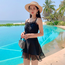 Swimsuit female summer conservative female thin Belly Belly large size Korean ins Wind hot spring split small chest sexy swimsuit