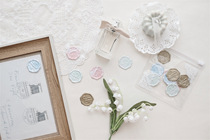 Judy hand pure original fire lacquer with rigid foam sticker 15 pieces