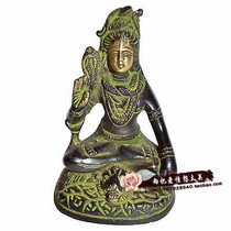Indian characteristics Sculpture statue ornaments crafts Brass statue Shiva statue Living room bedroom