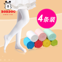 Girls  pantyhose Spring and autumn thin childrens leggings summer white stockings dance practice one-piece dance socks