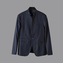 Clearance Purchase #9 Charm High-end Mens KJN8F0070 Stand Collar Slim Suit Jacket Jacket Jacket Jacket 2021 Spring