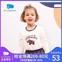 Libaby room childrens clothing girls cartoon animal base shirt Children Baby foreign style fashion long sleeve T-shirt 2021 autumn