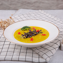 Simulation Food Model Restaurant Dish Polenta Baufin Mold Display Fake Dish Millet Sea Cucumber Porridge Sample Hem