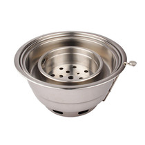 Korean type upper smoke exhaust stainless steel carbon-oven commercial inlaid carbon-oven barbecue oven outdoor oven