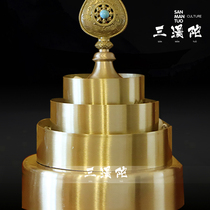 Sodaji Kambuman tea repair tray for Buddha supplies Buddha statue dedicated to Mizong Nepal pure Bronze Man tea Roman Zapan