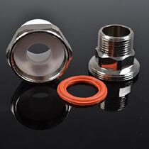 In-line connector conversion direct 304 integrated cold water heating self-priming pump water pipe adapter outer wire union
