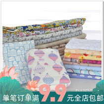 Knitted cotton soft close-fitting export surplus flower type baby cotton cloth single-layer knitted cloth Lycra Cotton E Group
