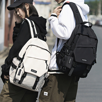 School Bag Boys Junior High School Students Han Editions High Capacity Backpack College Students Travel Computer Bag Middle School Students Double Shoulder Bag Women
