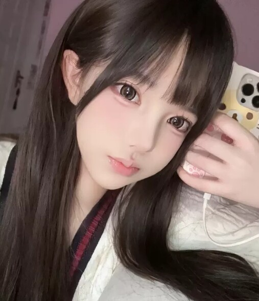 真我黑长直漫画齐刘海假发套 全真发整顶设计 自然隐形无痕贴合 长发飘逸顺滑