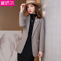 Suit Jacket Womens 2021 Autumn New Korean Fashion Temperament British Wind Joker Street Net Red Little Man Suit