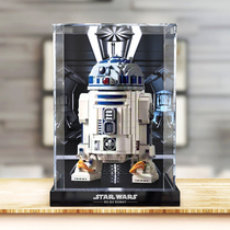 Acrylic dust cover HD transparent display box for LEGO D2-R2 robot 75308 building block model box