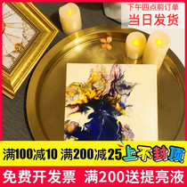 (Fluid painting material package) decorative painting paint diy abstract simple living room modern hand-painted ins style