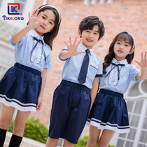 61 children perform costumes choral performance out of school uniform suit elementary school children Summer kindergarten garden dress for summer clothes