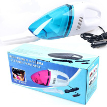 Wet and dry dual-use car mini small blue and white vacuum cleaner portable car dust collector