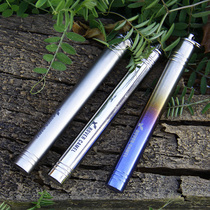 Range Rover outdoor pure titanium sealed warehouse Moisture-proof medicine portable gadget storage box EDC ear spoon toothpick storage pendant