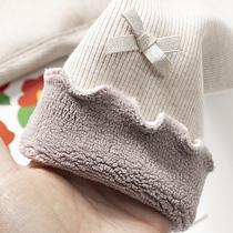 Girl gush bottom pants underpants autumn winter children beat bottom pants thick suede thick baby warm and thickened children outwear foreign air