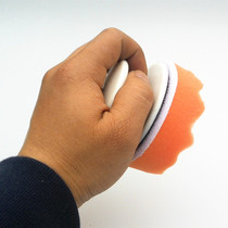 Professional waxing sponge hand-held waxing sponge handle can be replaced by 3-inch 4-inch maintenance wax sealing glaze sponge