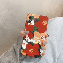 Japanese and Korean oil painting flowers Huawei mate40pro mobile phone case p40por all-inclusive nova7 6 5 anti-drop p30p Net Red 5G version of personality mete30 creative tide girl