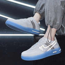 Spring mens shoes 2022 new guys board shoes Han version trendy little white sails shoes men sports 100 hitch casual boomer shoes