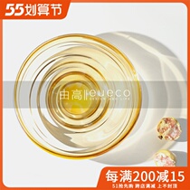 Minimalist modern transparent glass creative fruit tray Dining Room Table Tray Table Tray Containing Pan Fruit Basket Decoration Pendulum