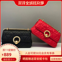 Disanna womens bag 2021 new official flagship small fragrant wind diamond grid chain bag fashion versatile shoulder shoulder bag