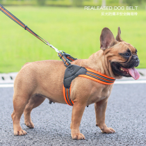 Teddy Bears Kukkifa bulldog Traction Rope Chest Harness Vest-Style Small And Medium Dog Walking Dog Rope Chain Subsupplies