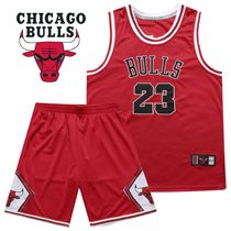 Bulls No 23 Jordan embroidery jersey set embroidery craft basketball suit custom DIY breathable sweat-absorbing jersey