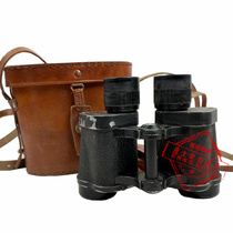 Museum exhibits make old binoculars red educational cloth exhibition film and TV props new to the old 8-times telescope