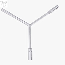 Three-pronged socket wrench Y-type 3-angle tire wrench lengthened herringbone triangle hexagon motorcycle auto repair tool