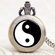 Retro Classic Daoist Tai Chi Black and White Two-meter Coverage Retro Nostalgically for Men and Women Watches Foreign Trade Hot Sell