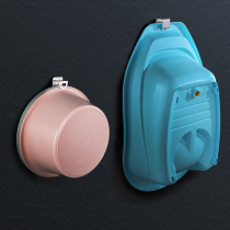 Toilet tub hook wall-hanging free nail containing washbasin surface basin accommodating bathroom hanging baby shower bath hook