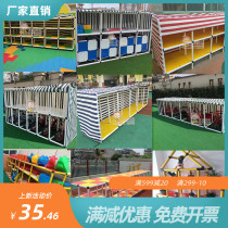  Outdoor pipe storage rack Kindergarten childrens outdoor toy storage rack Tricycle rack waterproof storage finishing rack