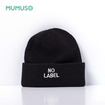 MUMUSO Hibiscus life wool hat 2020 autumn and winter new letter embroidery simple trend couple hat