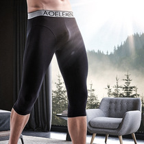 Anti-leg underwear 8 long trousers thin eight free underwear men half short 7 points leggings warm