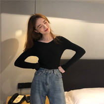 Autumn and winter womens clothing 2022 new thickened female Korean version pure color V collar sweater loose sleeve head 100 lap long sleeve needle weaselwear