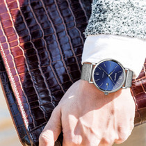 Wrist Watch Nordic Minimalist Casual Men Watches Waterproof Business Tide Fully Automatic Mechanical Watch Thin Fine Steel Male Watch Slim