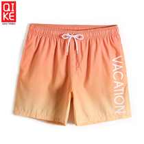 Riding mens swimming trunks mens hot spring beach pants quick-drying seaside three-point Tide brand anti-embarrassing loose shorts