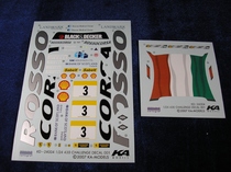 KA MODELS Model Water Stickers 1 24 F430 Challenge Water Stickers Series 1 KD24004