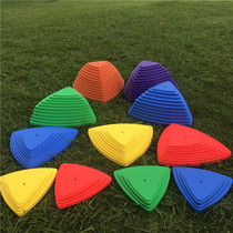 Sentimental physical training across the river stone 11 pieces of sports physical fitness combination colorful balance beam sensory equipment stepping stone
