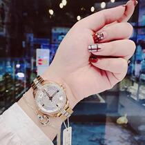  Bulova 98L229 fashion simple rose gold womens diamond-set English Watch