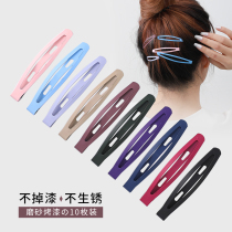 Korean clip headgear female children hairclip bbclip card broken hair Princess cute hair accessories simple edge clip Japanese hair card