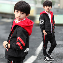 Boy jacket spring and autumn childrens foreign style color windbreaker 2020 new infant baby jacket childrens top