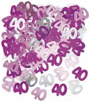 40th birthday party decoration 40 table scatter confetti