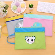 Pregnancy test information kit cute pregnant woman birth check file bag pregnancy check report file bag medical record storage bag