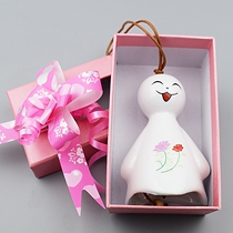 Male and female day gifts sunny dolls Ceramic Wind Suzuki Accessories Box Hanging Accessories Windbell Creative Gift School Graduation